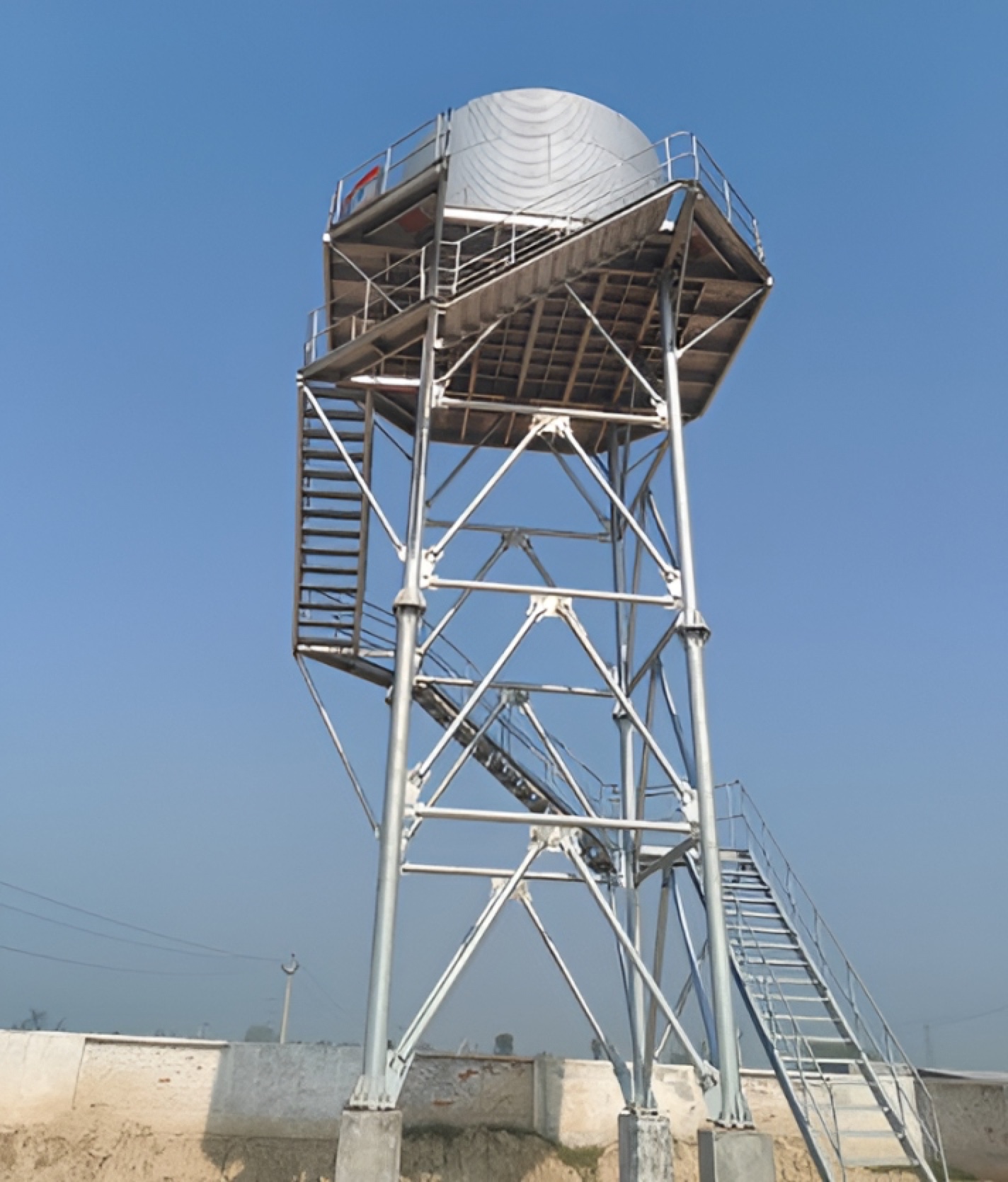 Overhead water storage staging structure. catalogue image 2